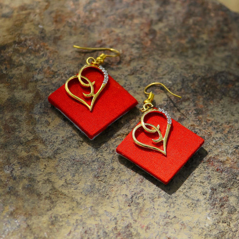 Outline Heart Earrings - The Earth Store - Fashion Accessories